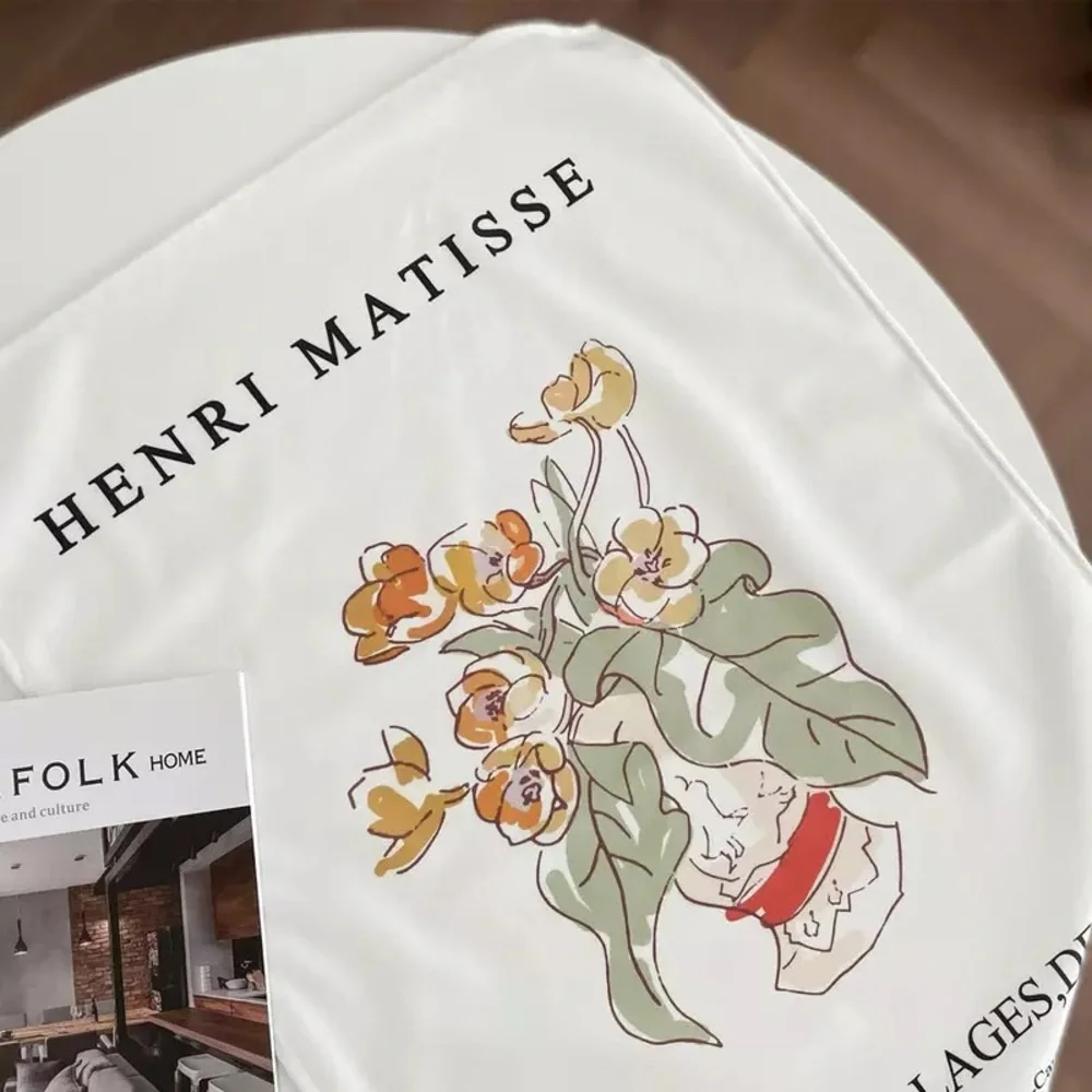 Korean Vintage Henri Matisse Graphic Tapestry Wall Decor